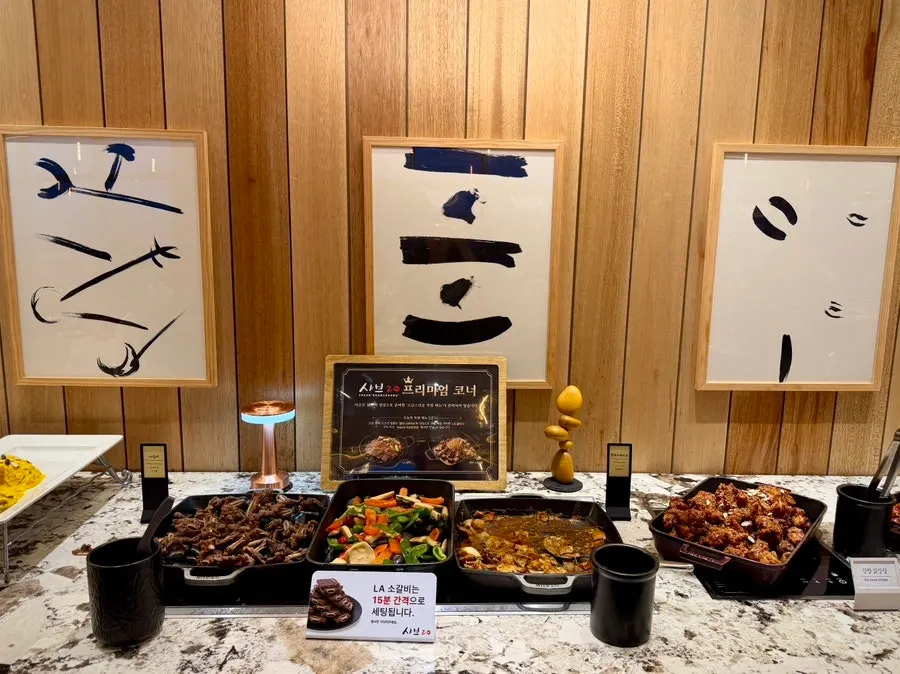 Unlimited shabu-shabu meat selection