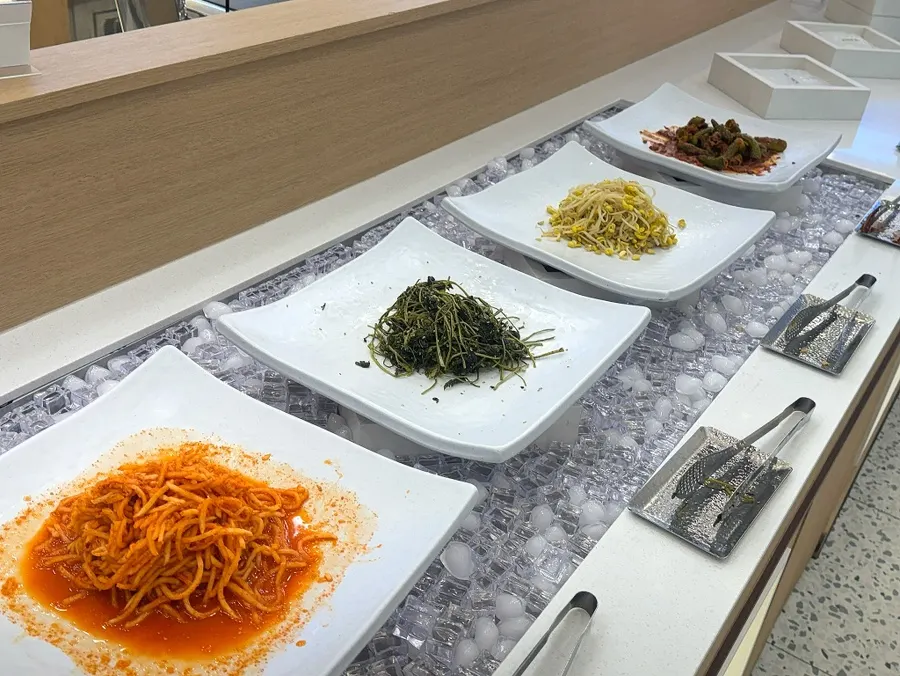 15첩 셀프코너 반찬 진열대