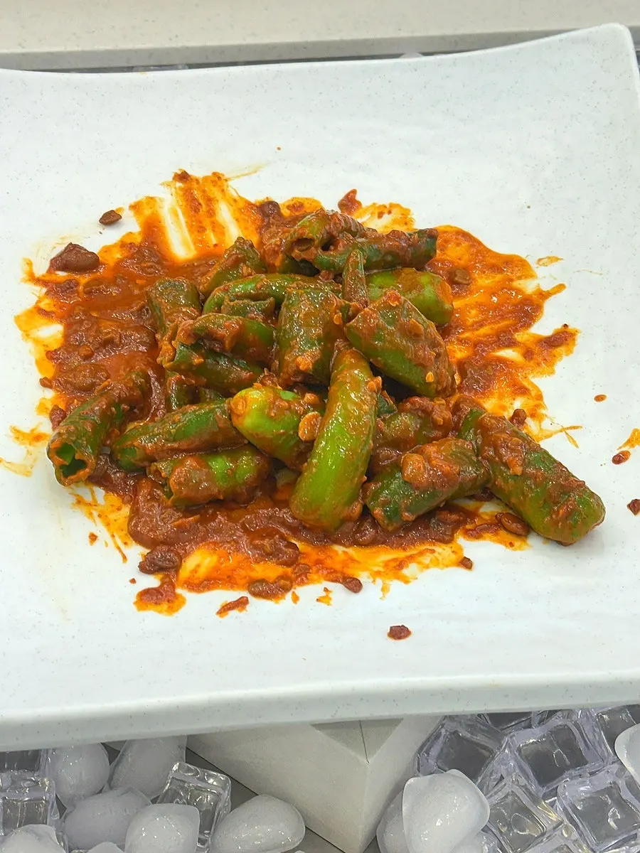 셀프코너의 나물 반찬