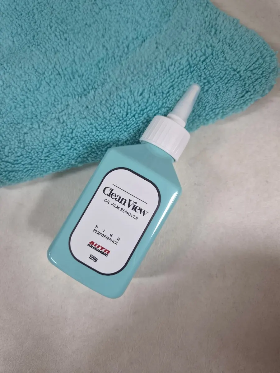 욕실 청소에 사용한 오토그루밍 클린뷰 유막제거제