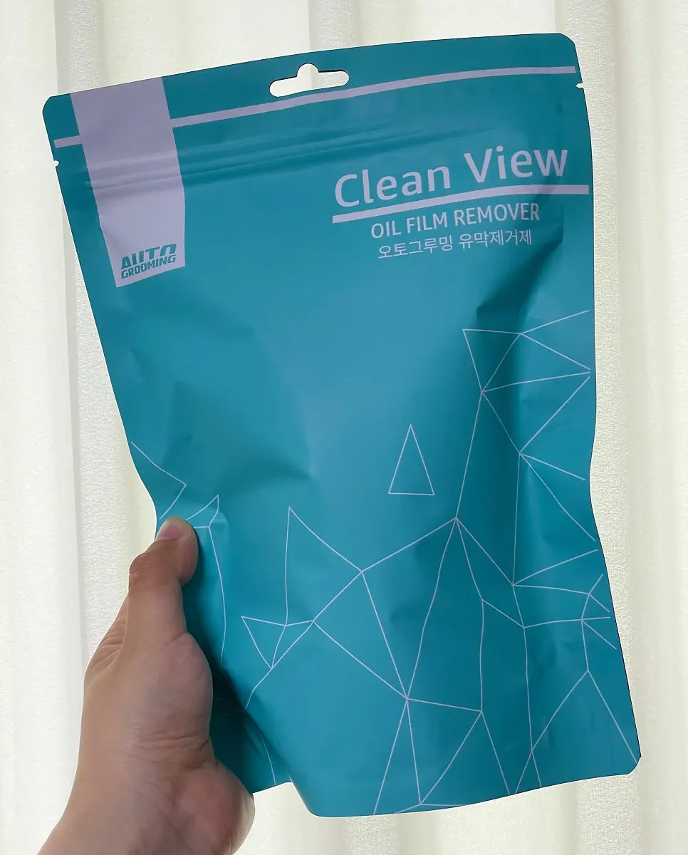 AutoGrooming oil-film remover tried for bathroom cleaning