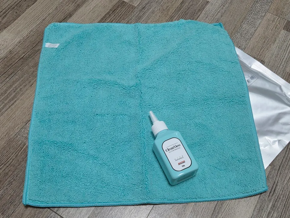 용량과 사용량을 소개한 클린뷰 유막제거제