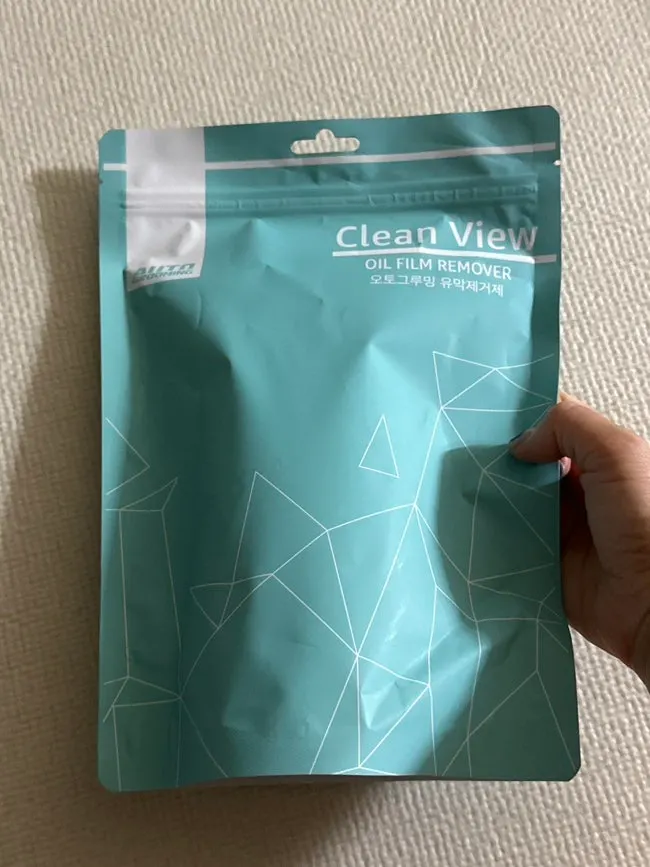 오토그루밍 클린뷰 자동차 유막제거제 제품