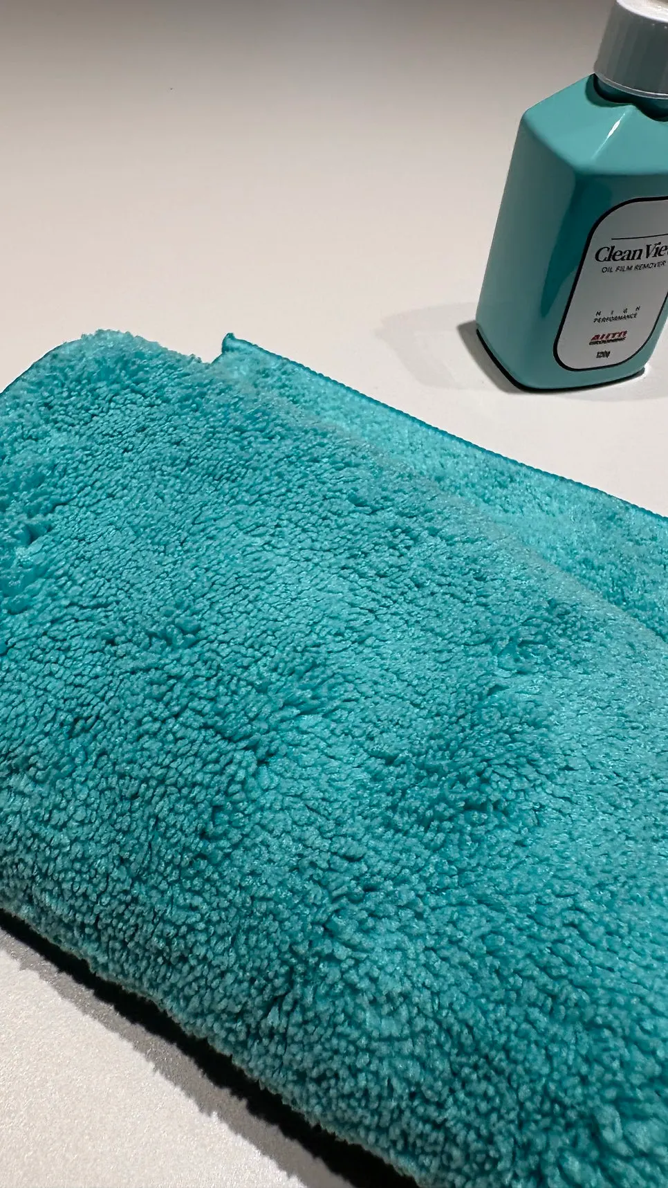AutoGrooming product after completing glass care