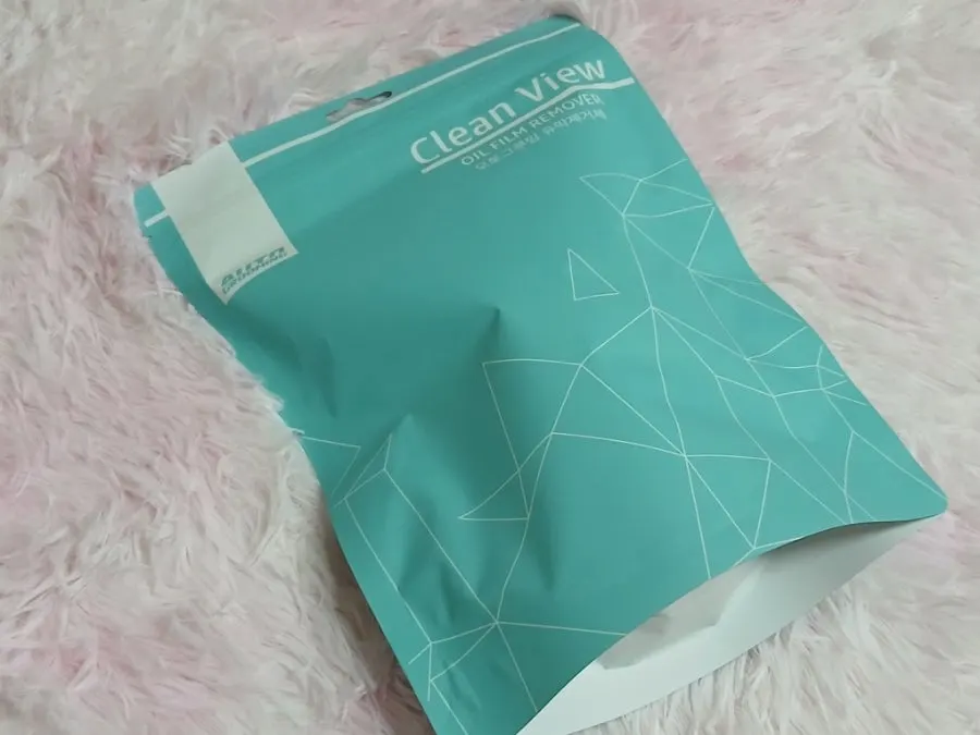 CleanView oil film remover used for windshield care