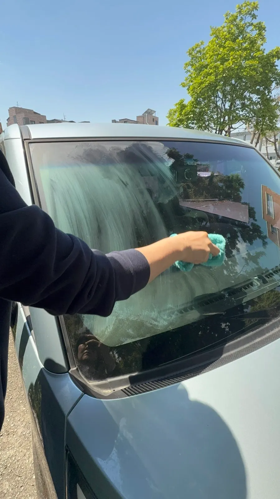 Clean View glass film remover used for car glass care