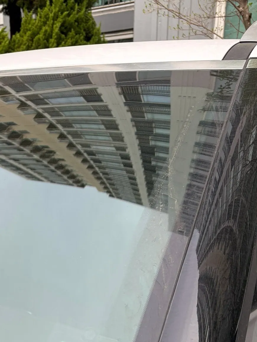Car windshield that needed oil film care