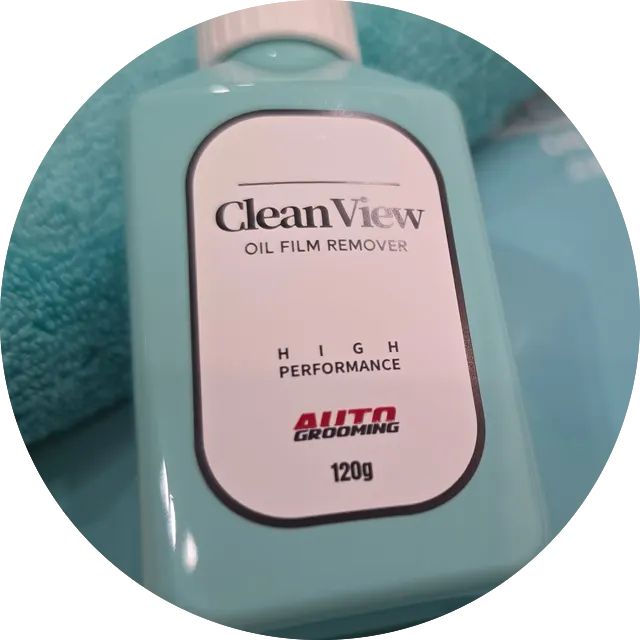 Clean View oil-film remover set with dedicated towel