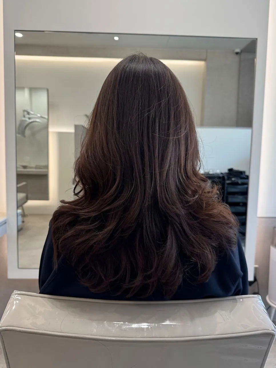 Heat perm treatment in progress