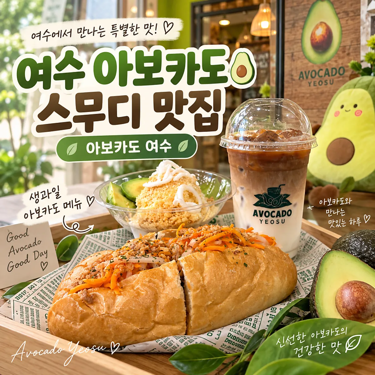 Main photo of Avocado Yeosu café near Isunsin Square in Yeosu