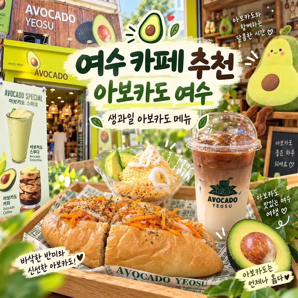 Yeosu café building its menu around a single ingredient, avocado