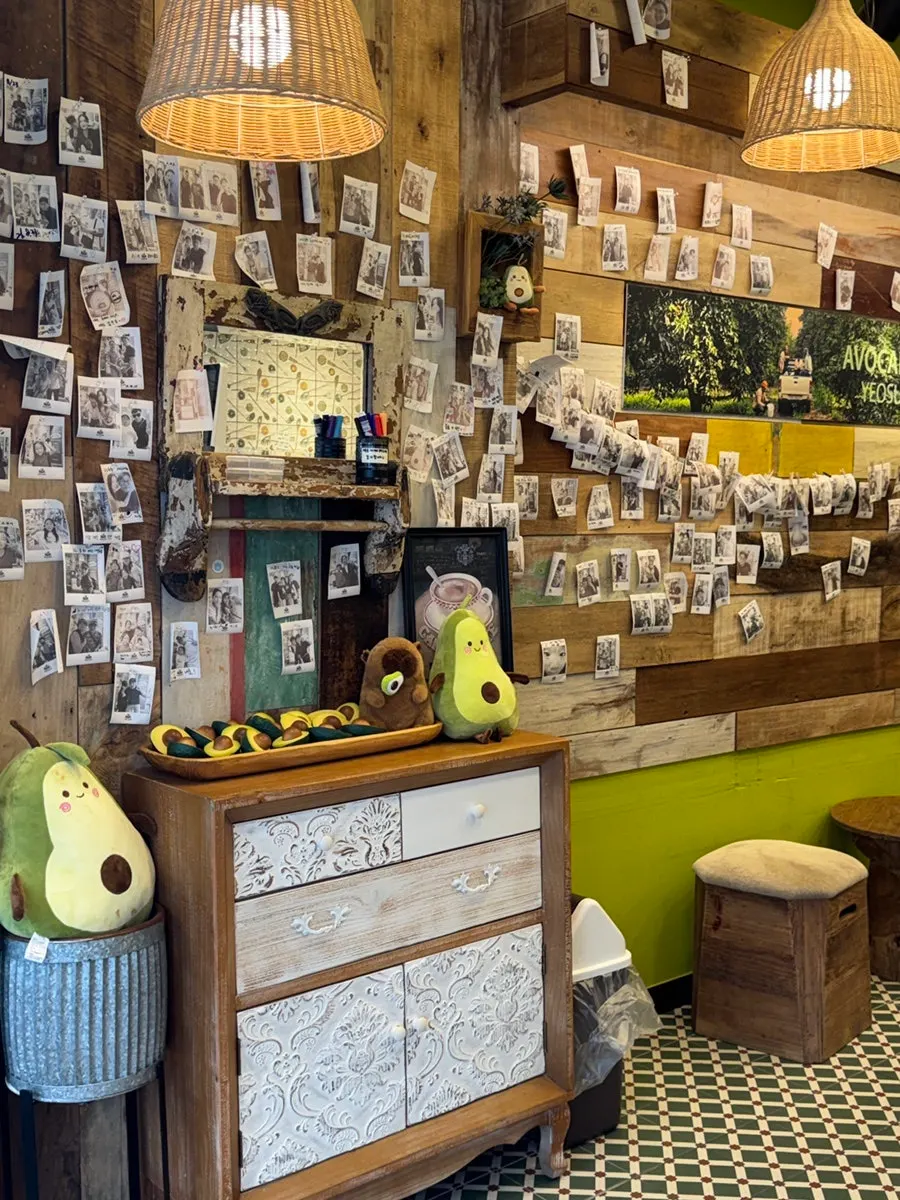 Cute decor items inside Avocado Yeosu