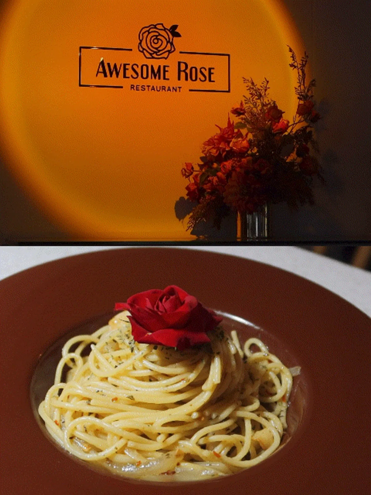 Awesome Rose Garosu-gil, an Apgujeong Western restaurant with Moulin Rouge mood