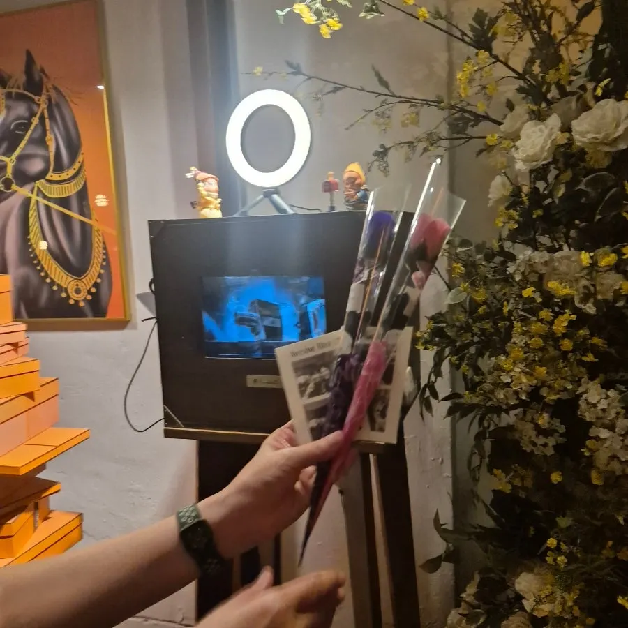 A single rose received after the meal