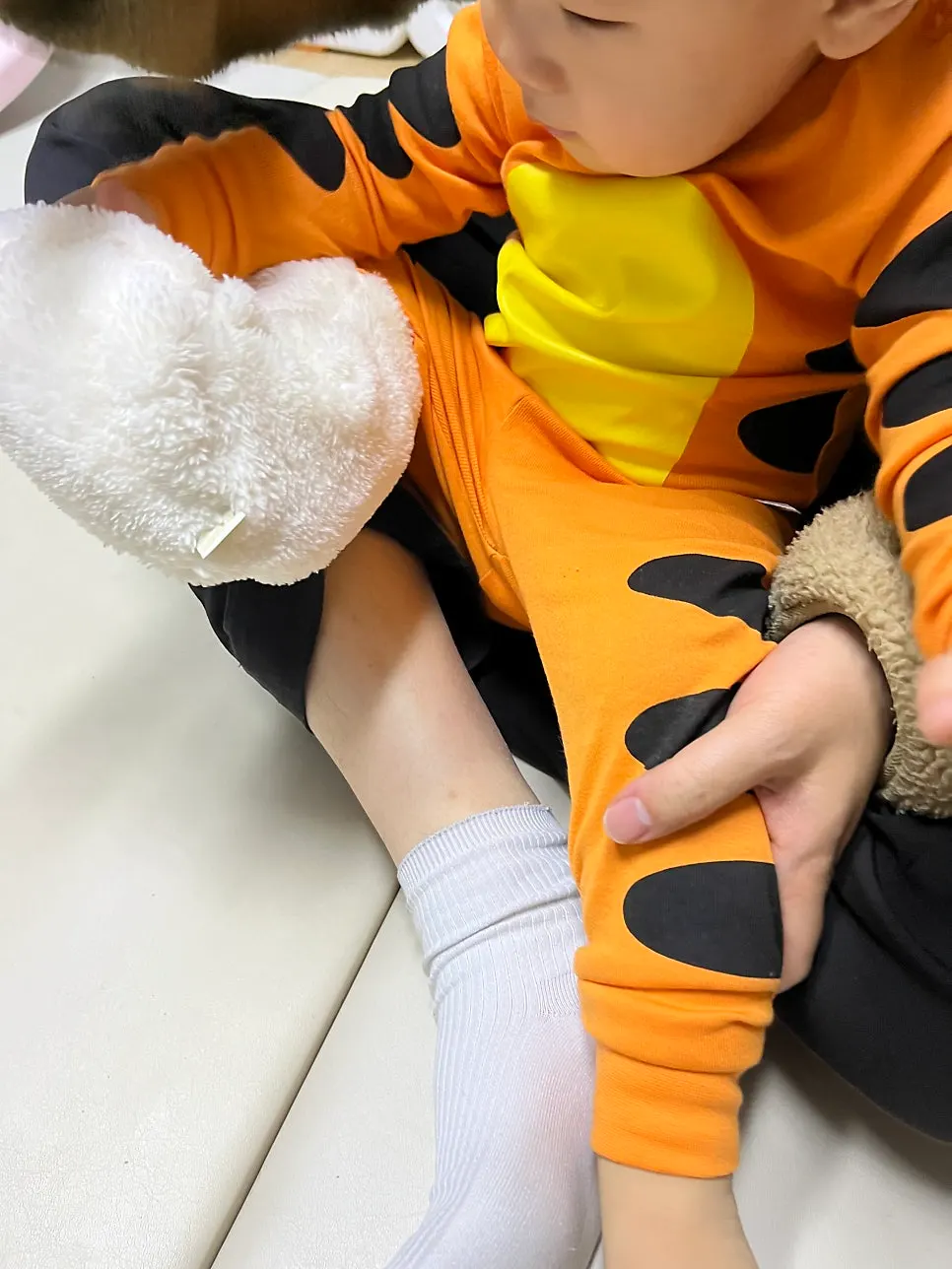 Microfiber baby winter foot warmers