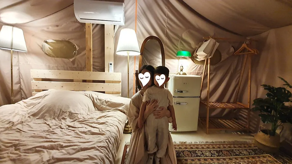 길이감 있는 아기 린넨 오버롤