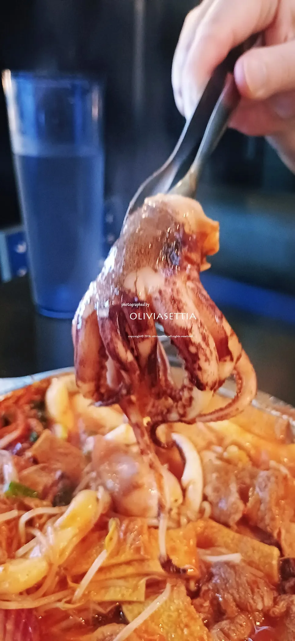 감각적인 조명의 바차 판교점 실내