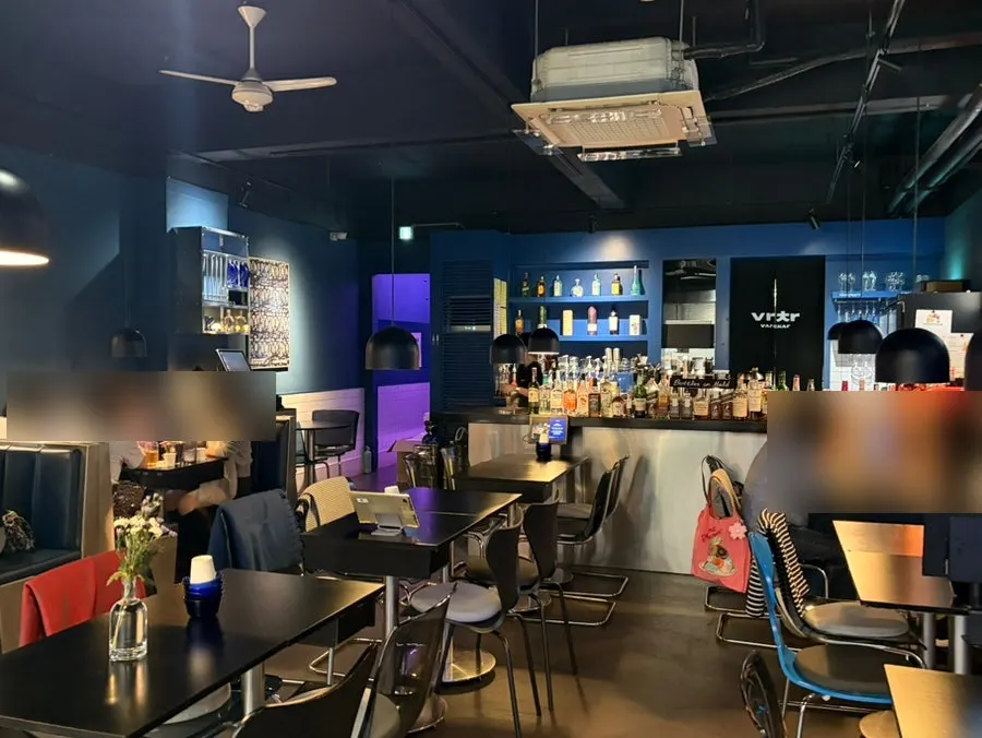 Indoor seating at the Bacha Suji Branch gastropub