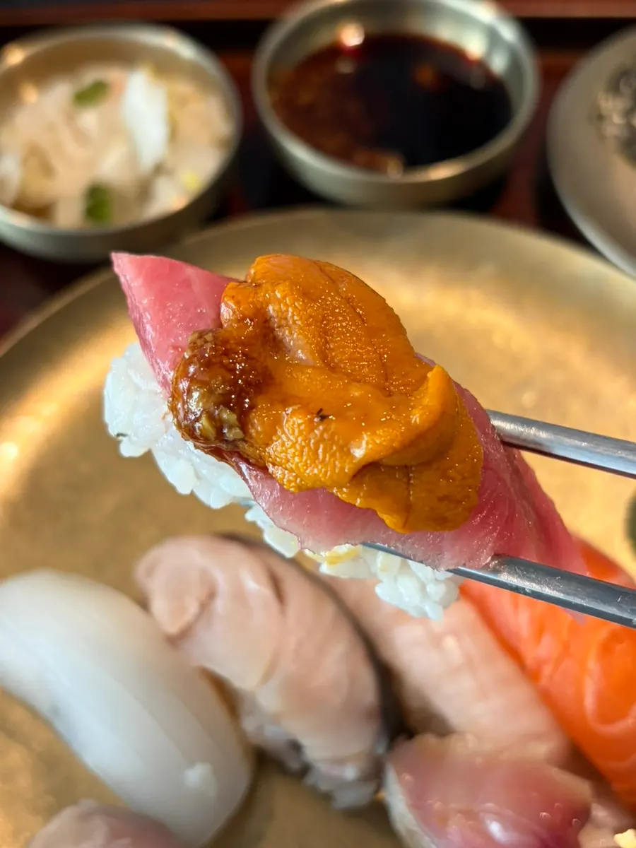 Sushi Chef's Choice con variedad de sashimi