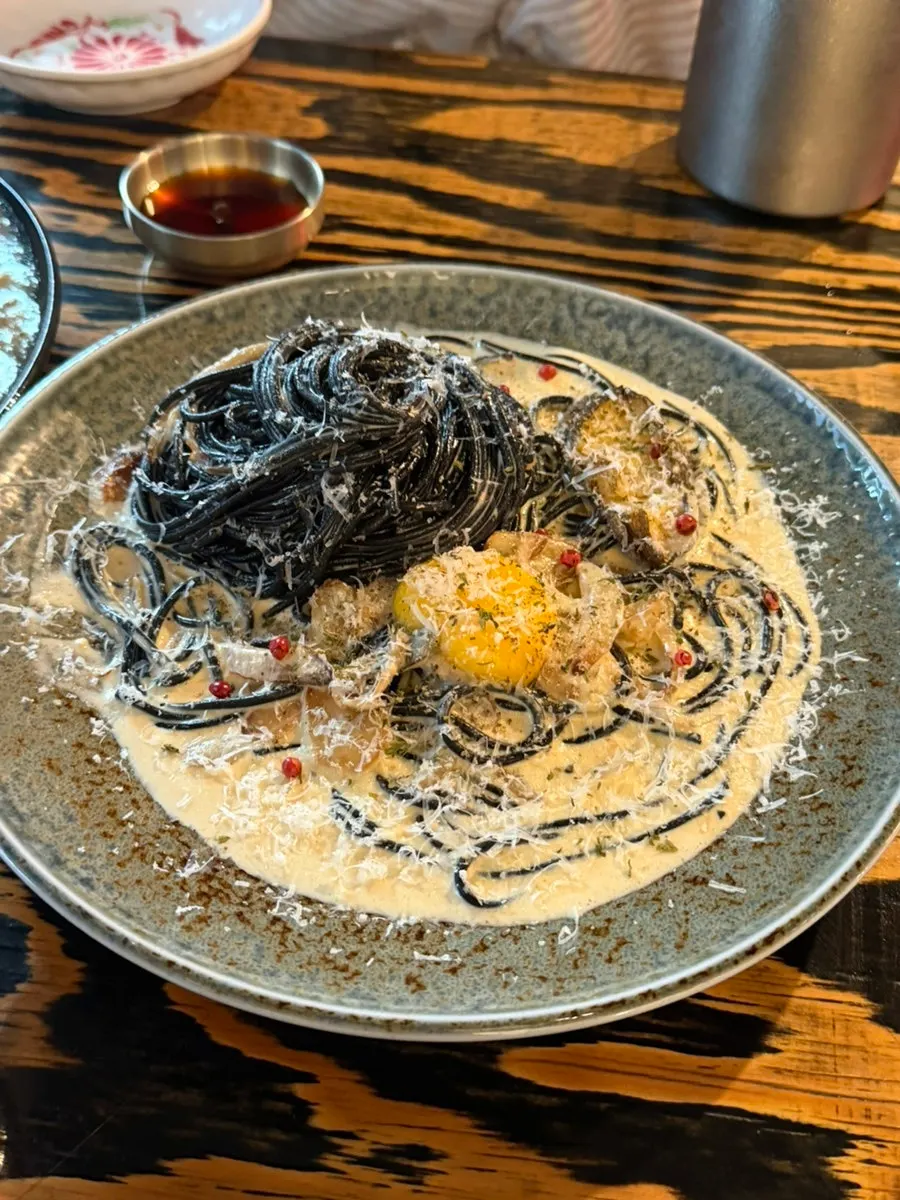 Salty, savory sesame sauce