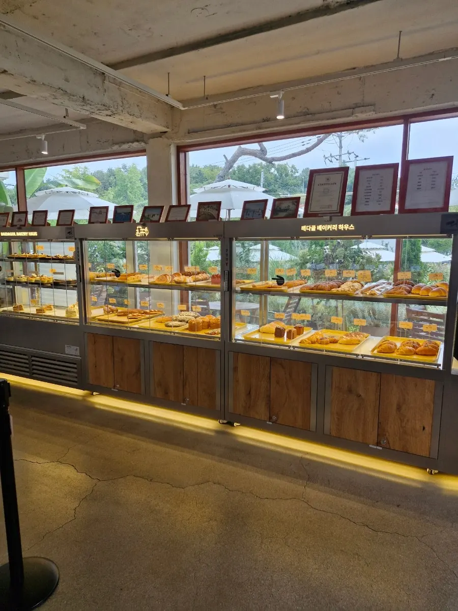 First-floor indoor seating at Baedagol Bakery House