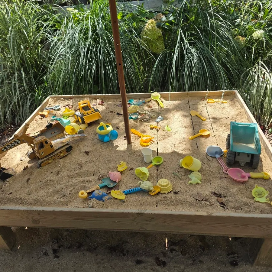 Seating with a baby chair set up