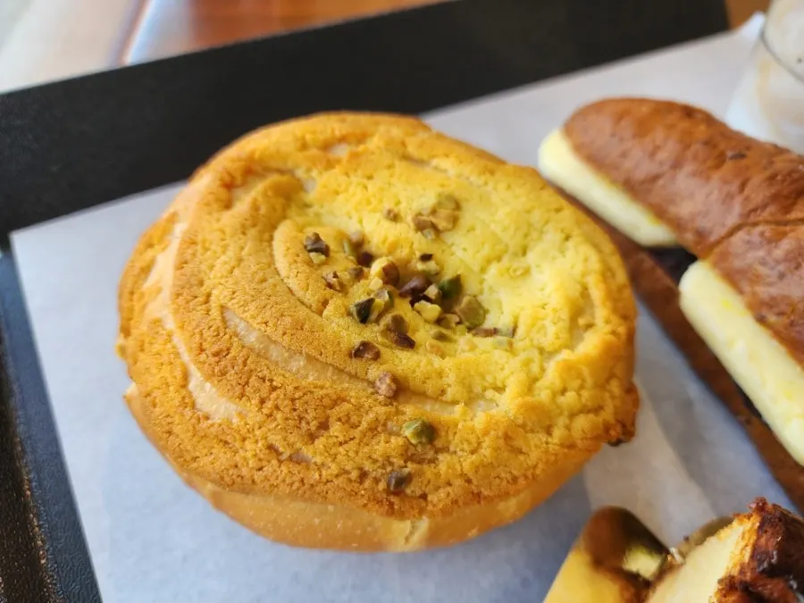 A plate of bread that wasn't too sweet