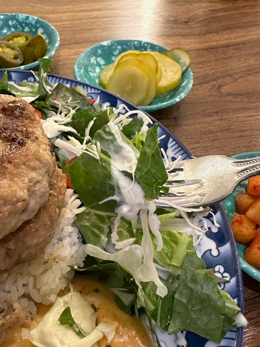 A plate of double Toowoomba hamburg steak