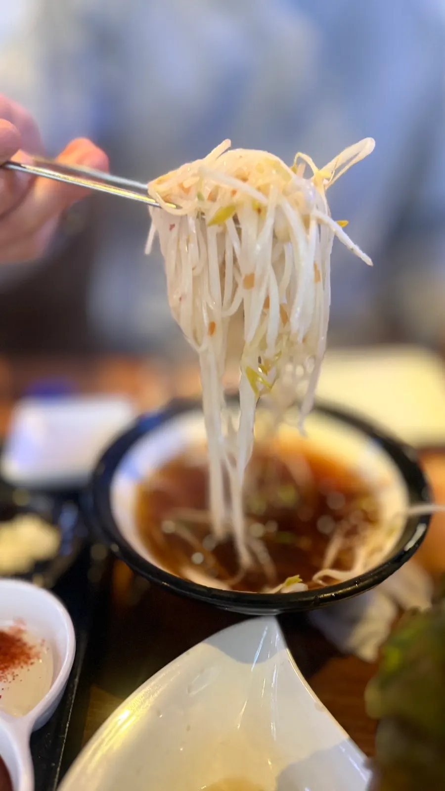 Complimentary pho with one free refill available