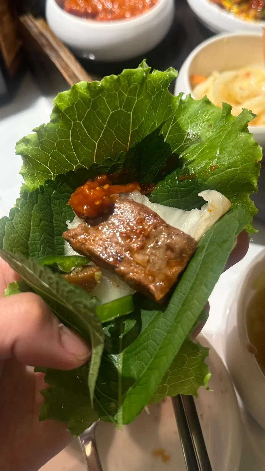 A meal enjoyed with just the meat