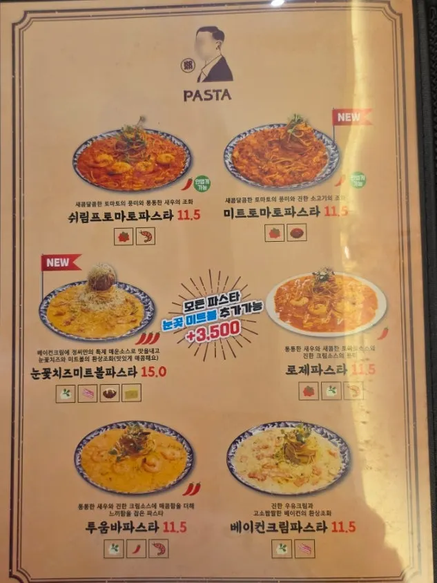 Hamburg steak menu and prices