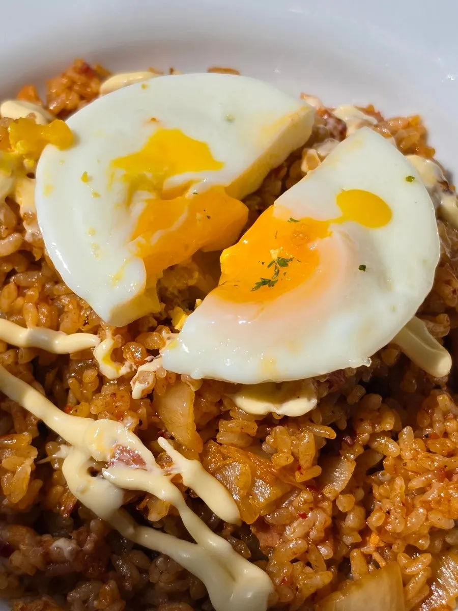 Bacon kimchi fried rice