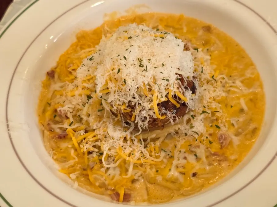 Snow Cheese Meatball Pasta