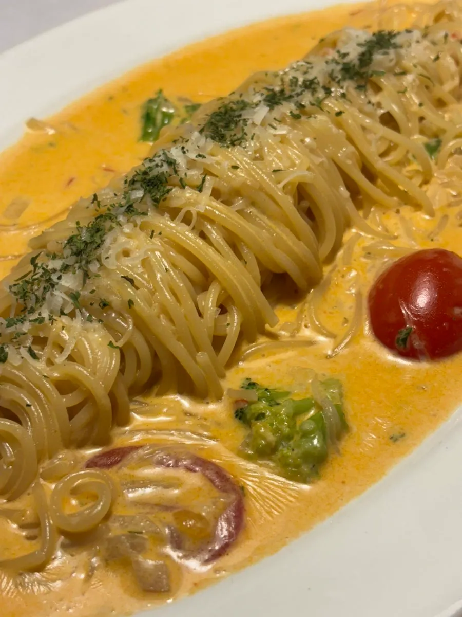 Spicy Cravy Pasta in cream sauce
