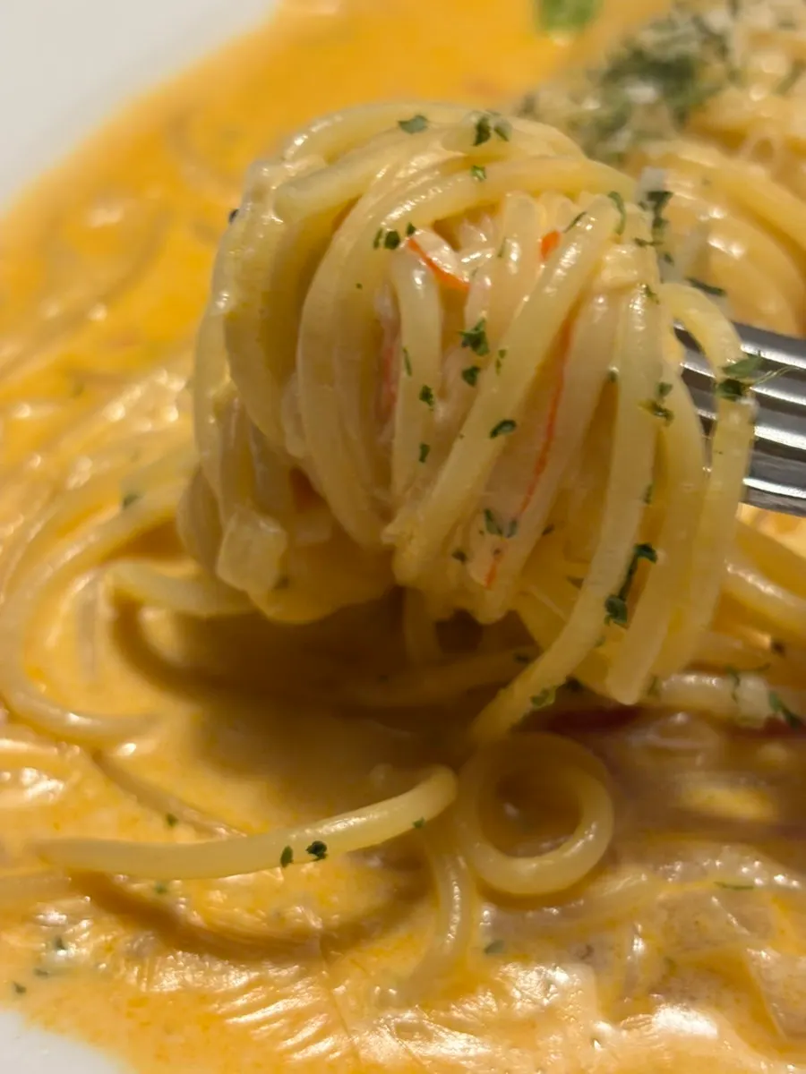 Spicy creamy pasta dish