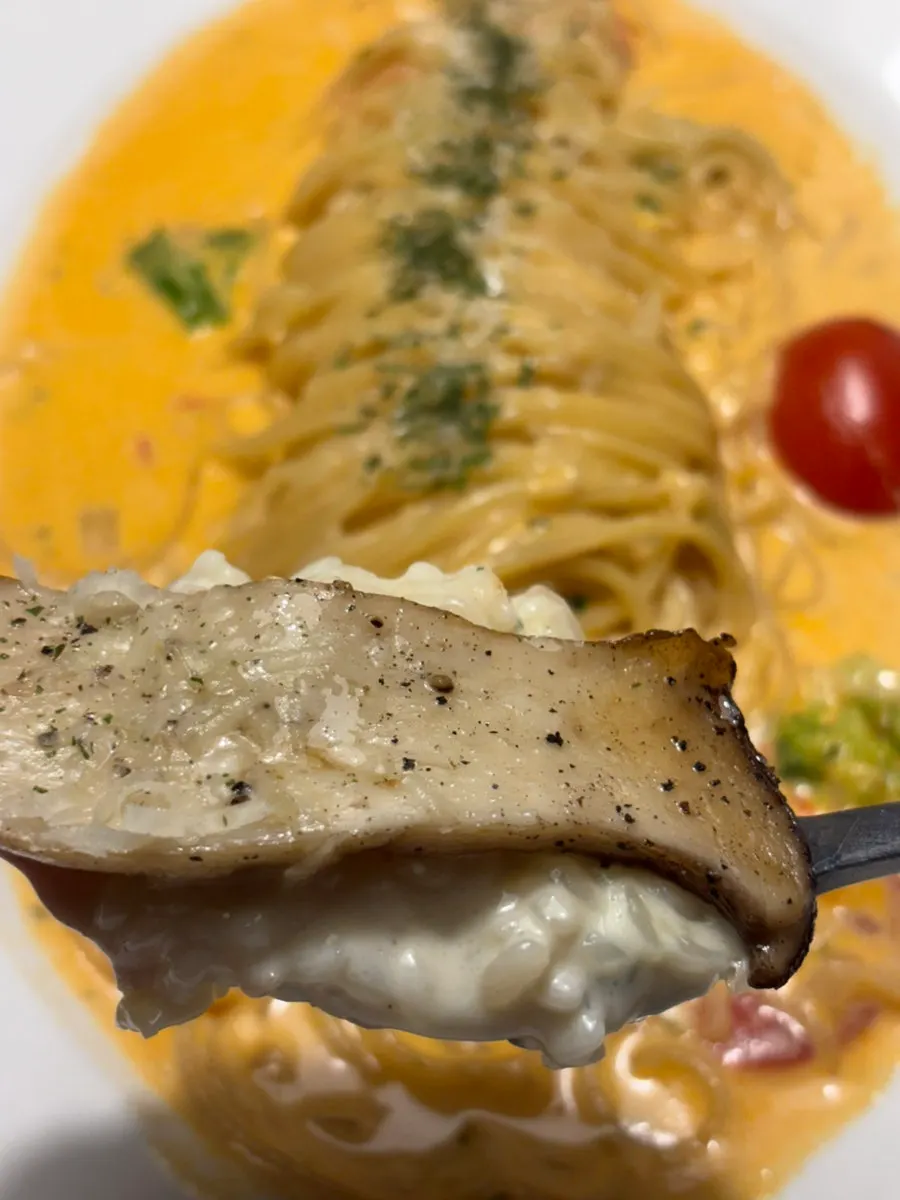 Cream risotto meal