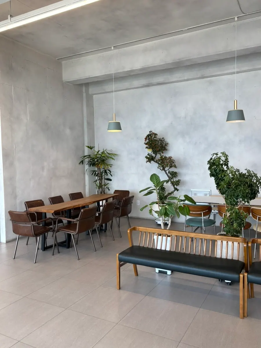Space at Baegya Coffee where I rested during my Gangneung trip