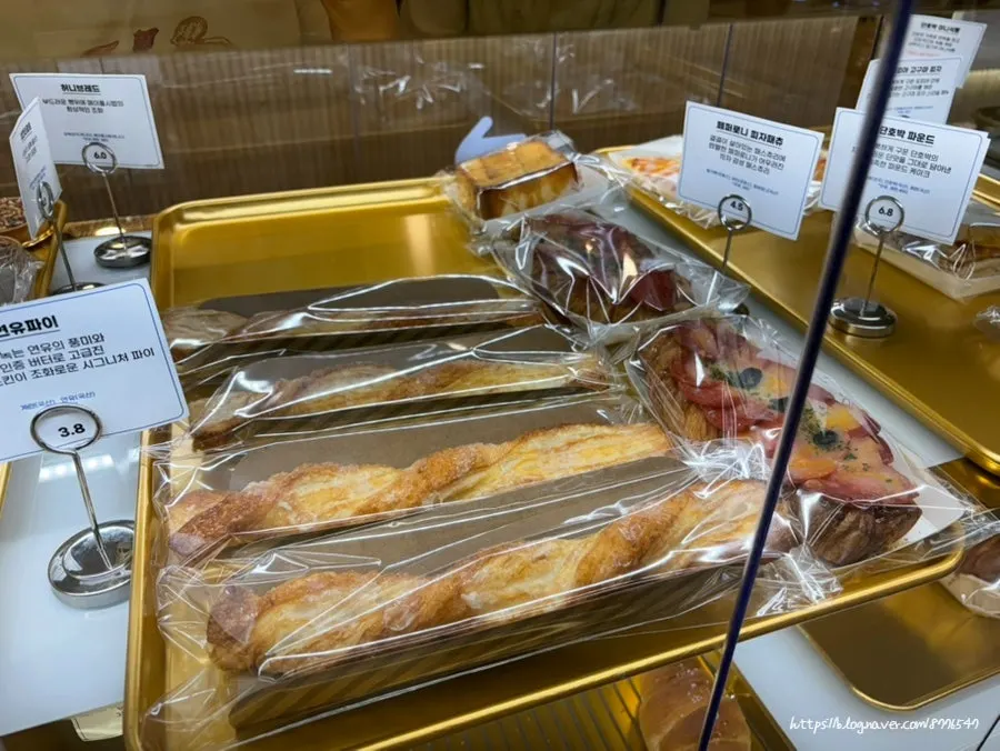 Bakery display corner at Baegya Coffee
