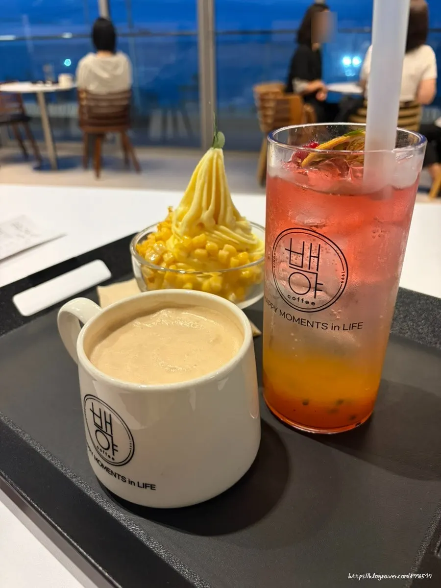 A cup of warm milk tea at Baegya Coffee
