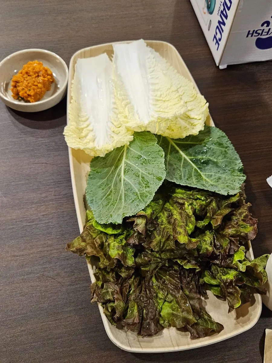 Generous full table of side dishes
