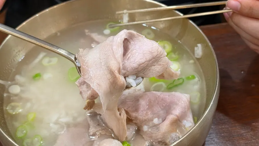 냉제육과 곁들이 반찬