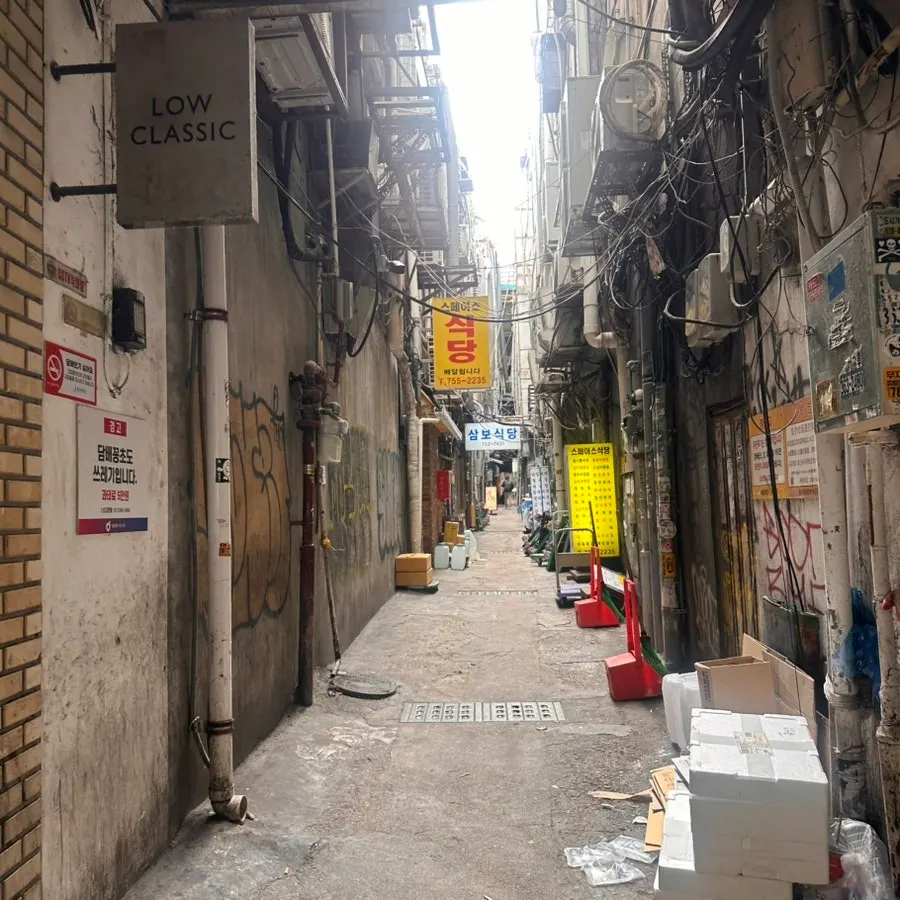 Alley near Myeongdong Station Exit 6
