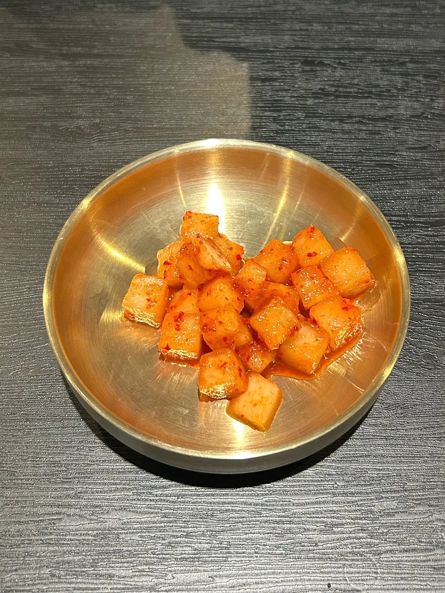 백옥 용산 김치와 깍두기 반찬