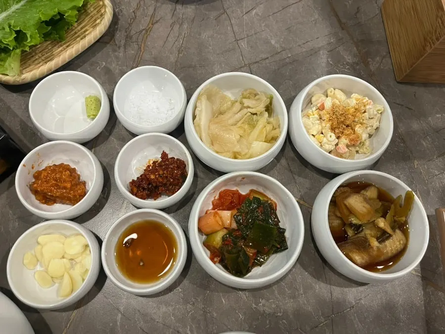 테이블 화로와 위쪽 환기시설