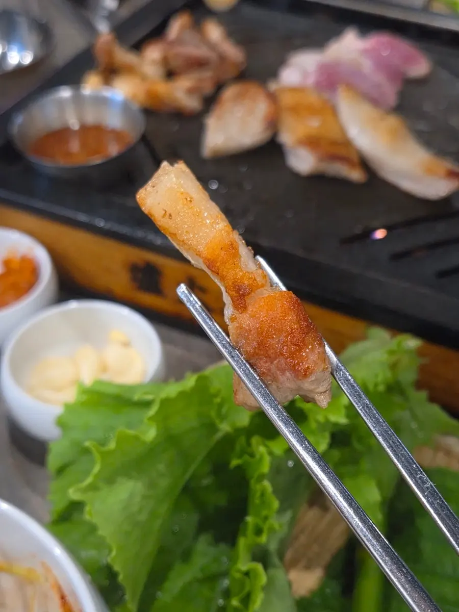 구워진 칼집 가브리살