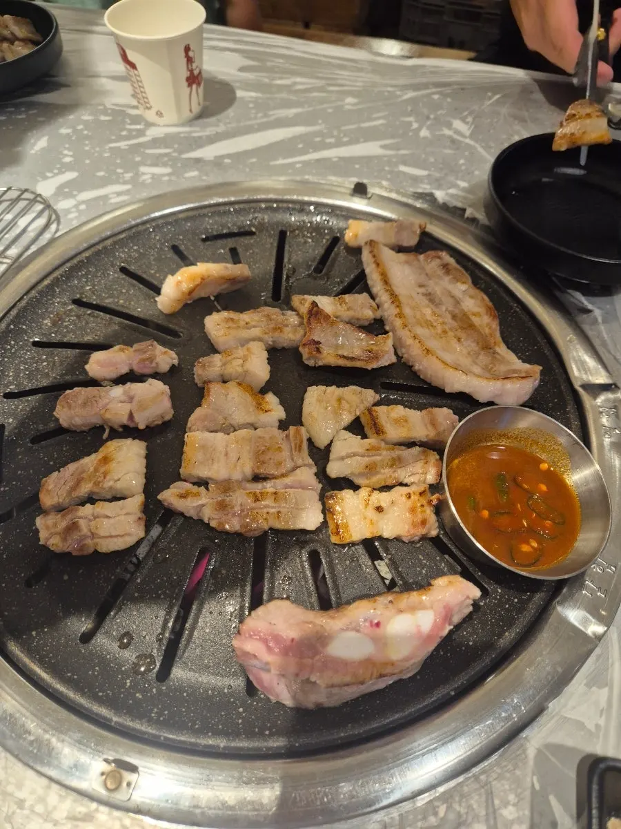 노릇하게 구워진 박포생갈비