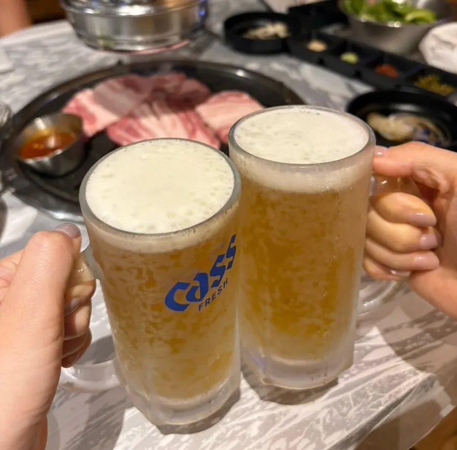 Bakpo saeng galbi 600g served on a plate