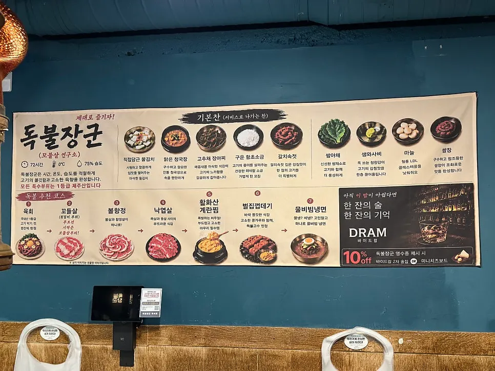 Customers seated at Dokbul Janggun's outdoor tables