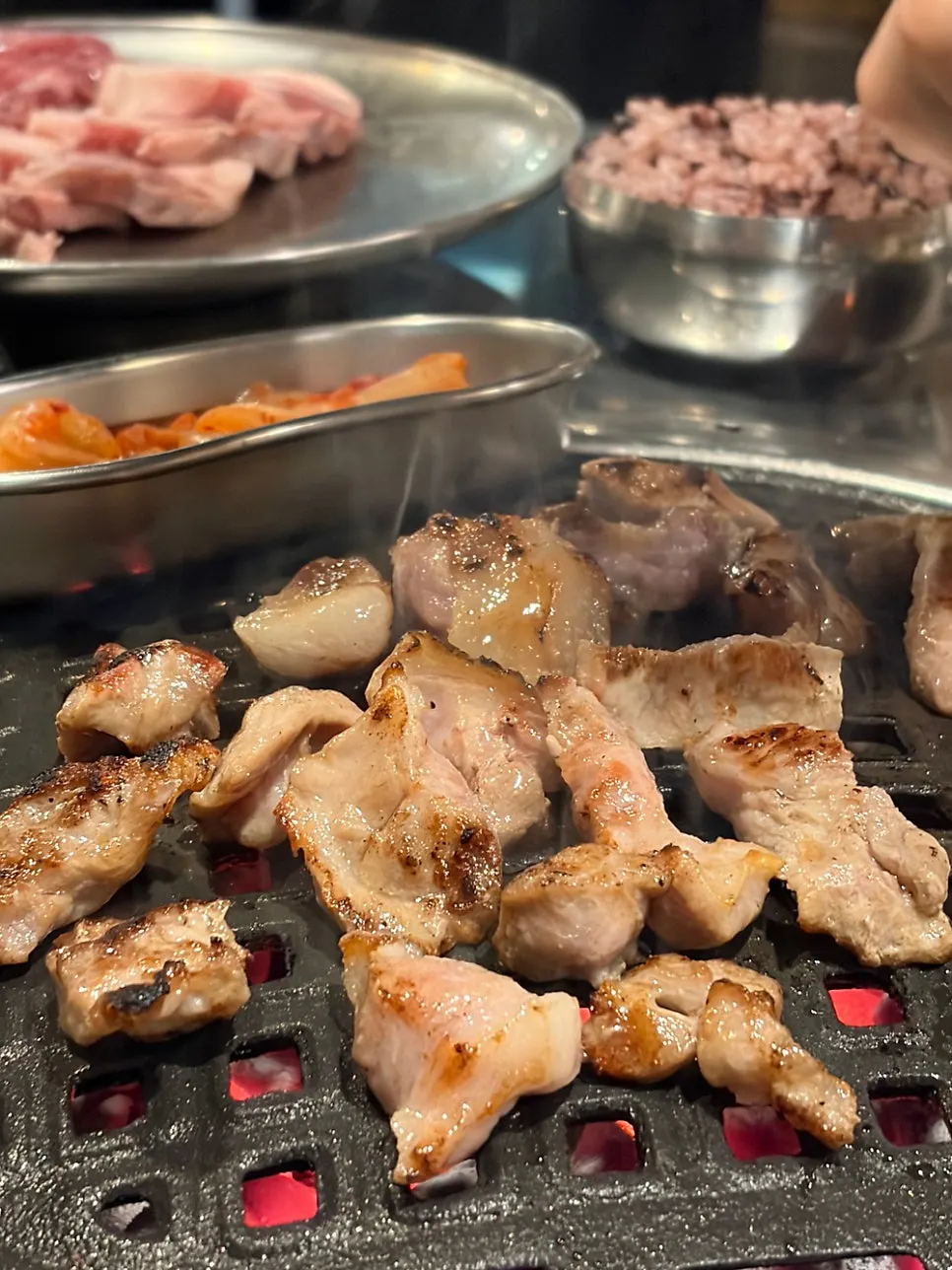 바삭하게 익히는 꼬들살