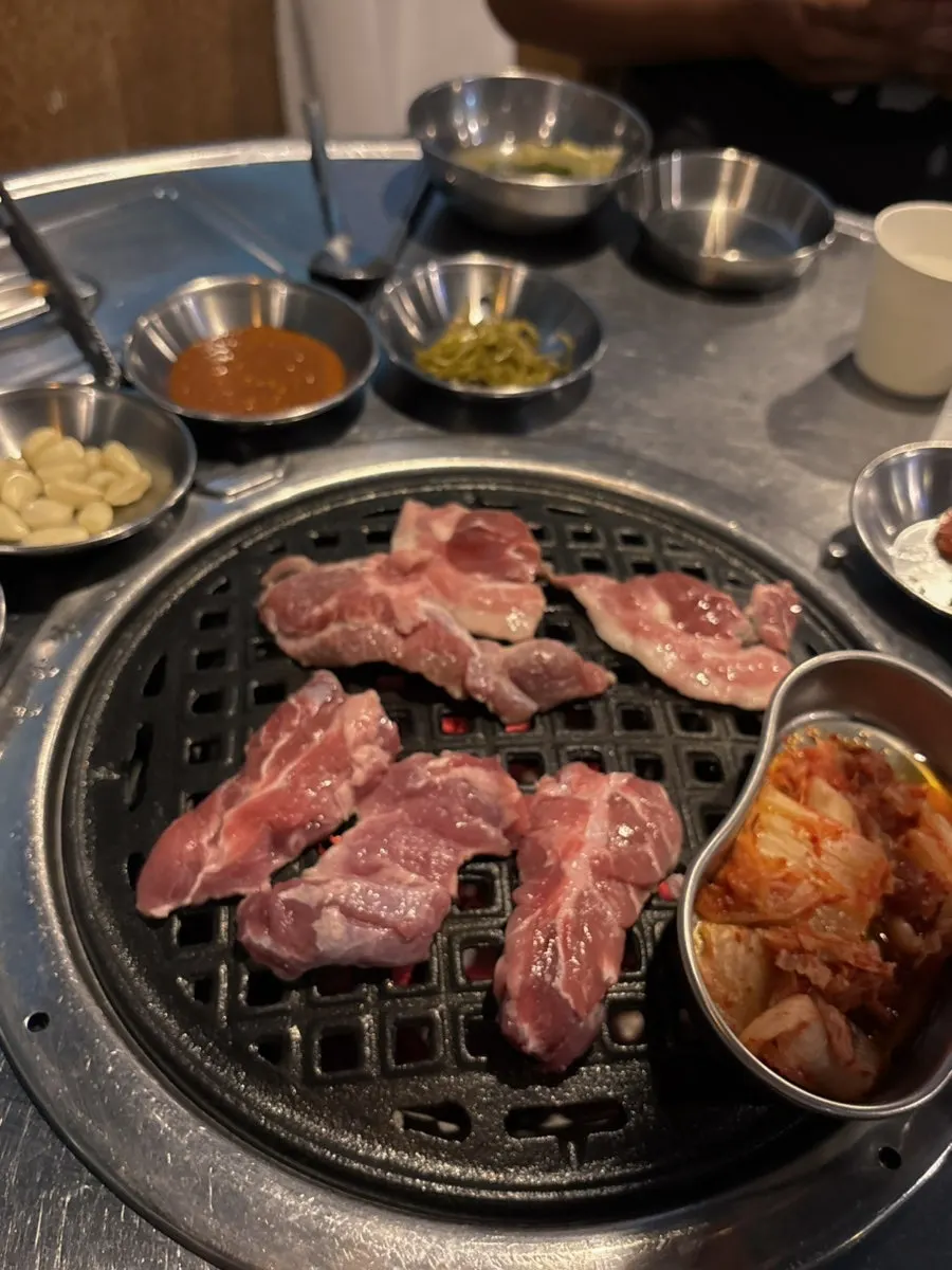 항정살 고기 메뉴 이미지